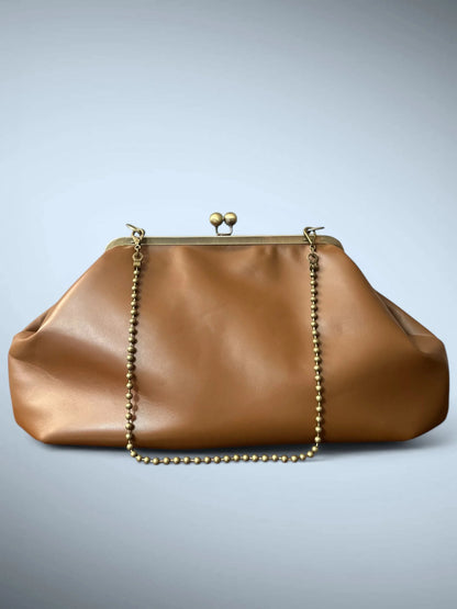 LEATHER in Caramel,44x22x15cm