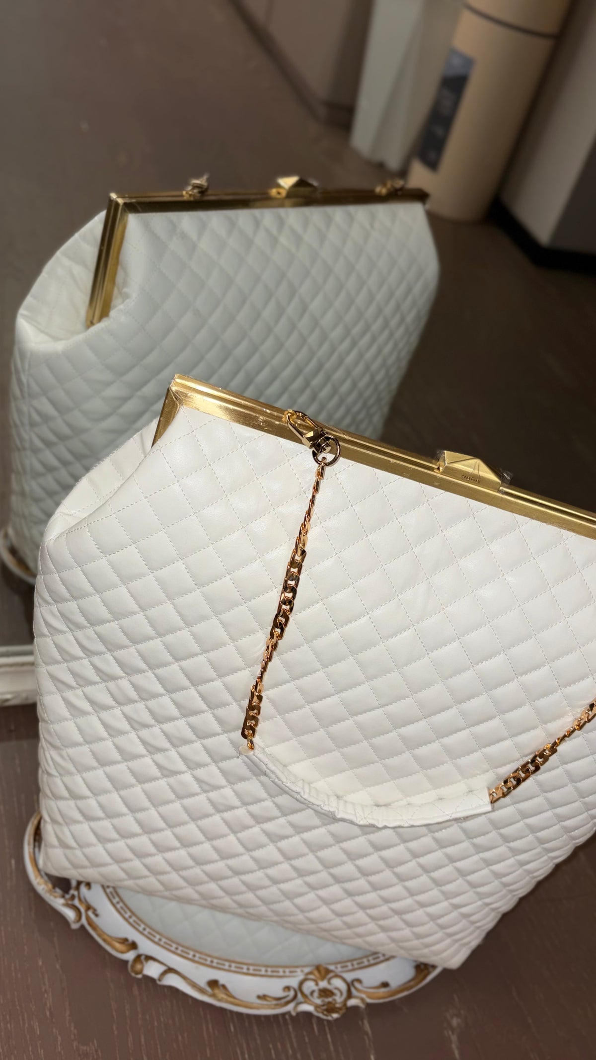 Quilted Handbag🌺Vintage Rhombus Clutch