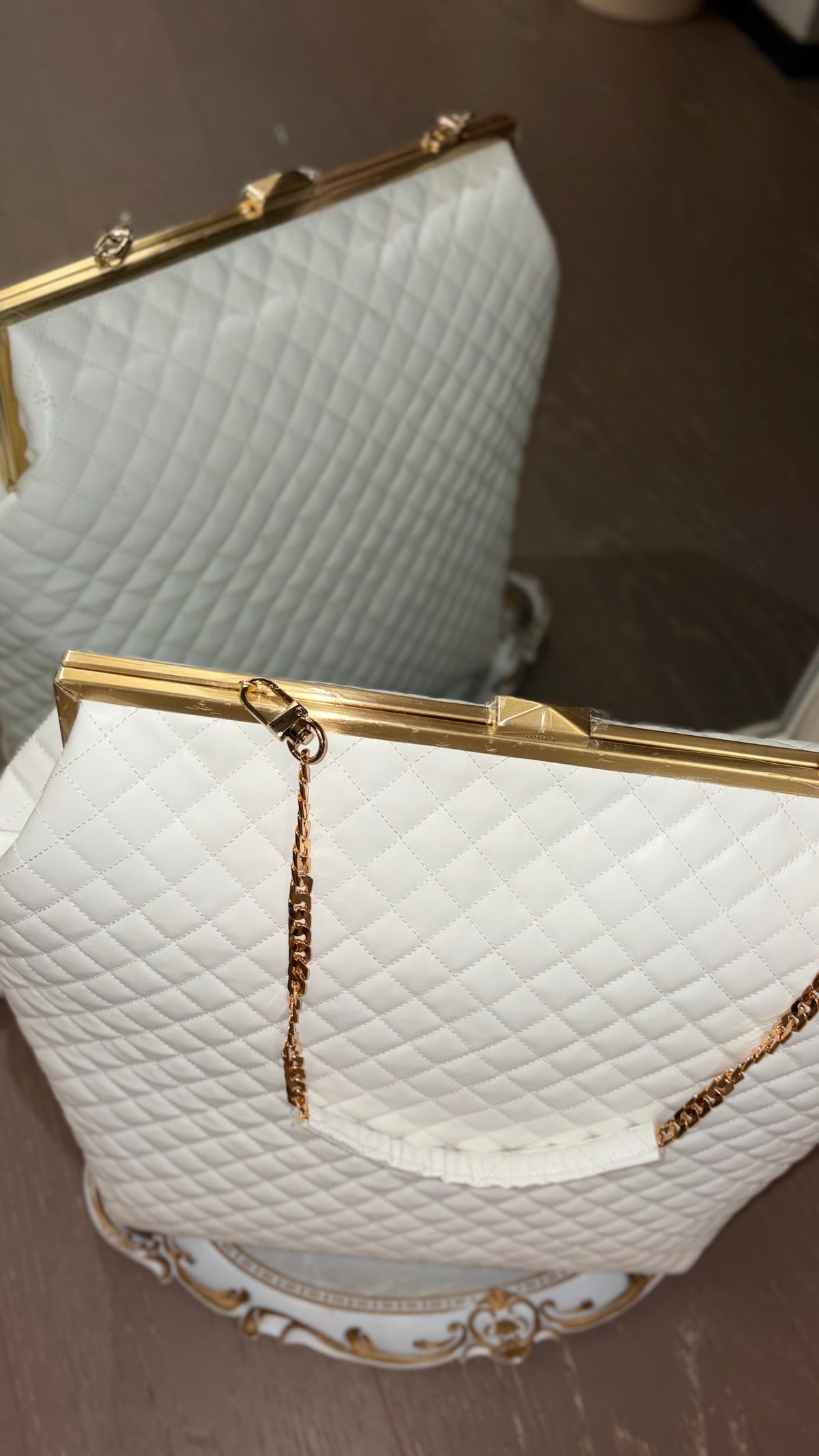 Quilted Handbag🌺Vintage Rhombus Clutch