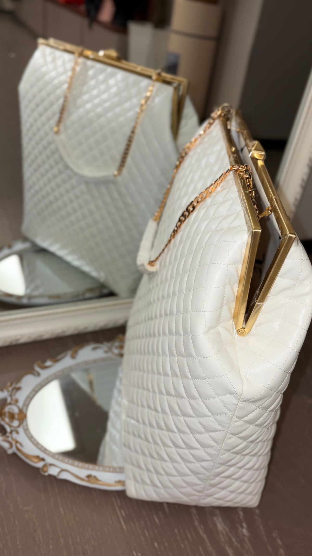 Quilted Handbag🌺Vintage Rhombus Clutch