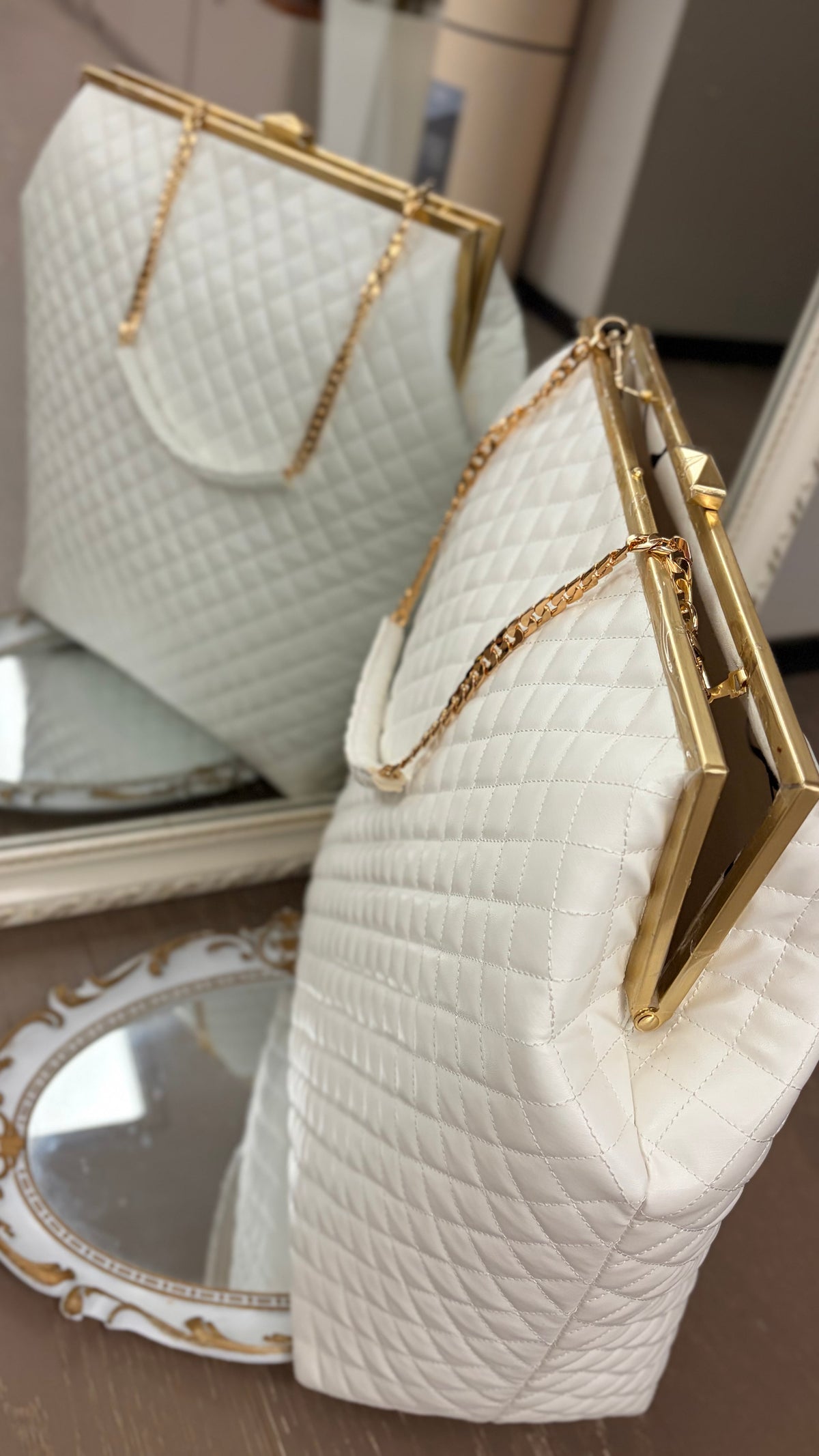 Quilted Handbag🌺Vintage Rhombus Clutch