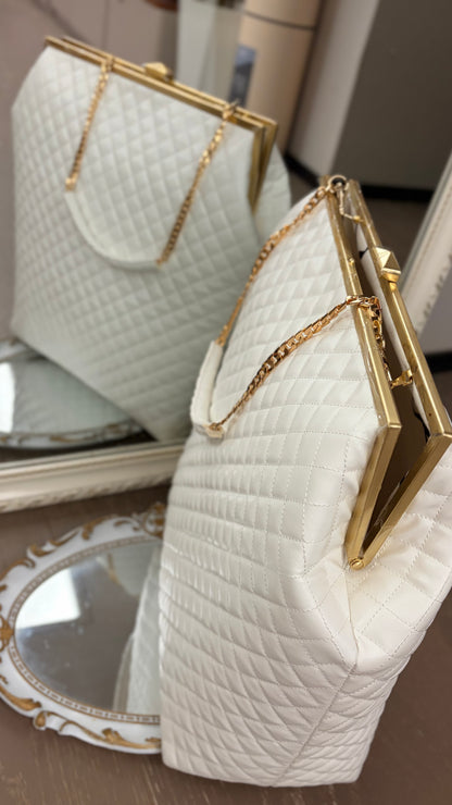 Quilted Handbag🌺Vintage Rhombus Clutch