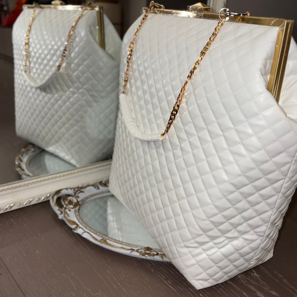 Quilted Handbag🌺Vintage Rhombus Clutch