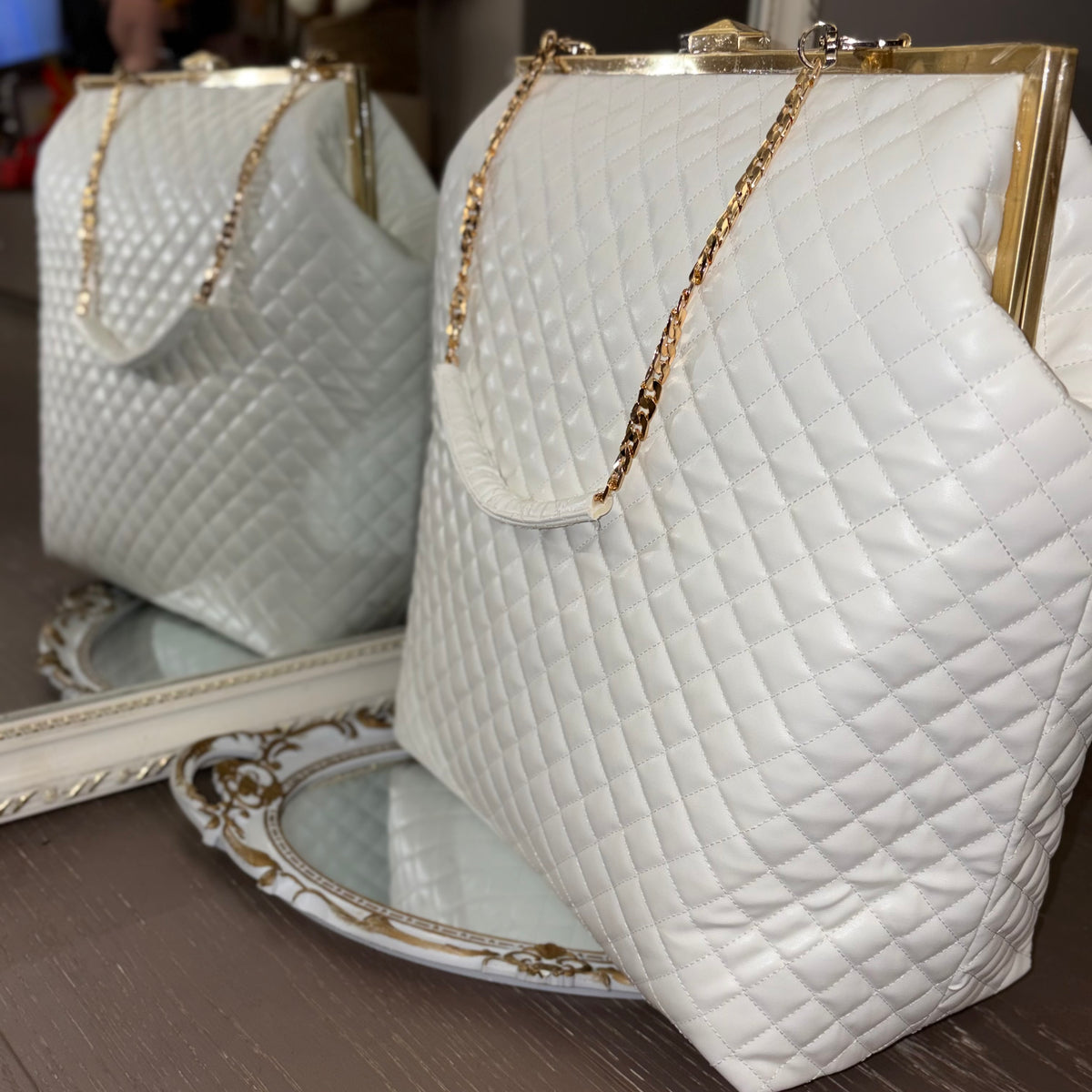 Quilted Handbag🌺Vintage Rhombus Clutch