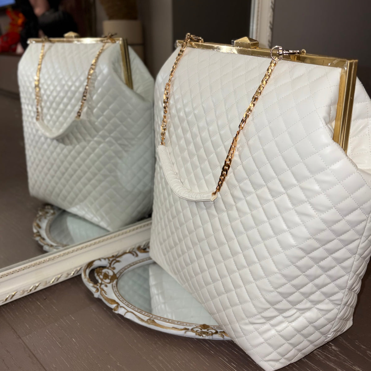Quilted Handbag🌺Vintage Rhombus Clutch