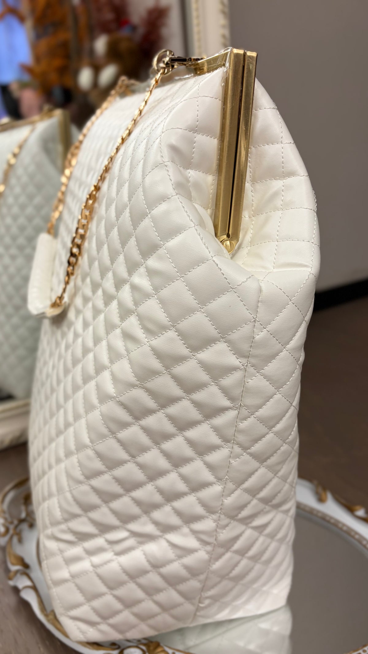 Quilted Handbag🌺Vintage Rhombus Clutch