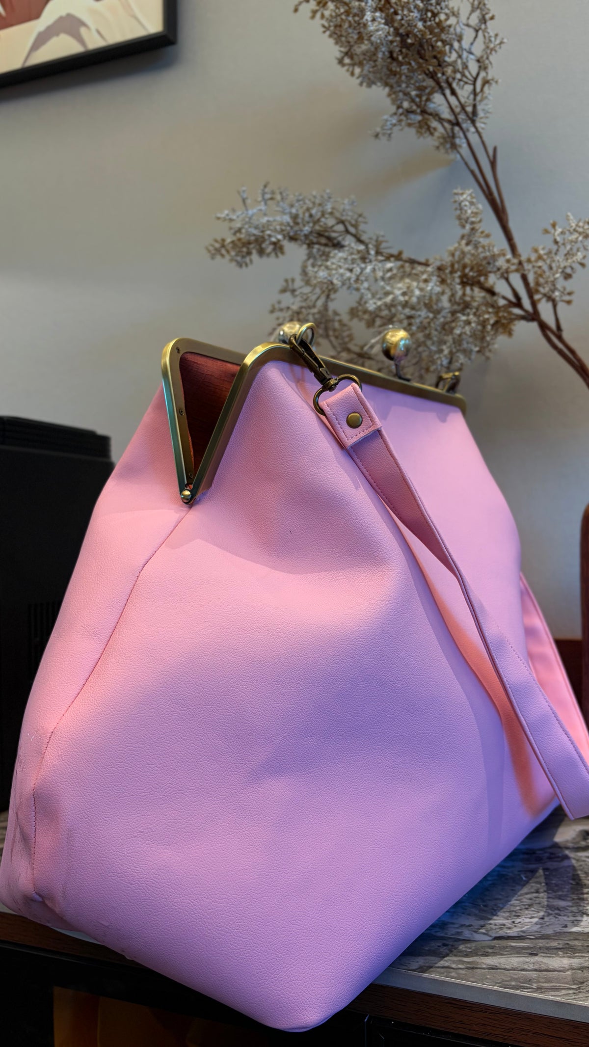 Pink Handlebag,20x12x8inch