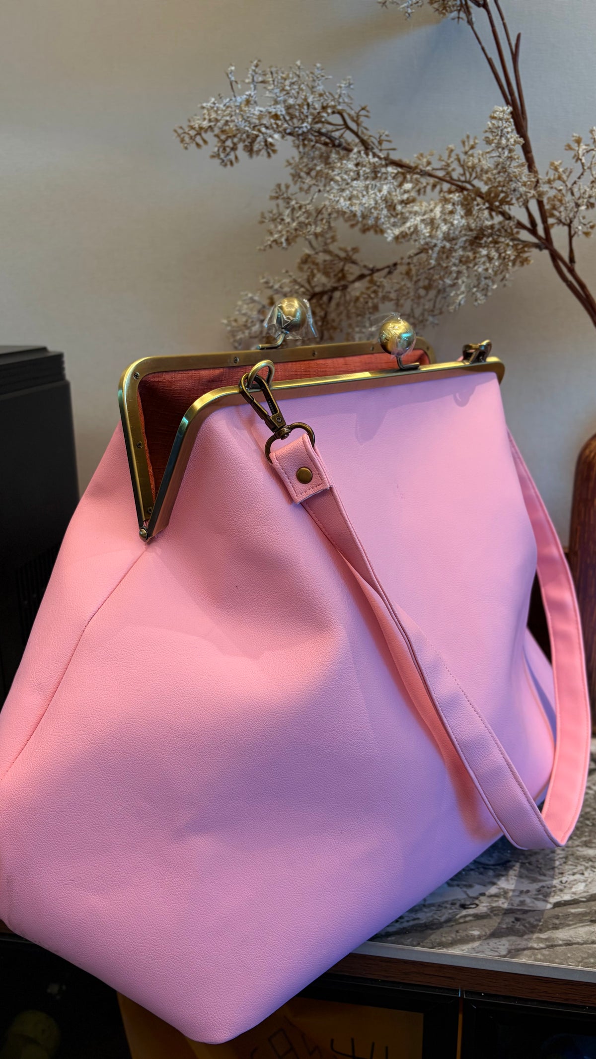 Pink Handlebag,20x12x8inch