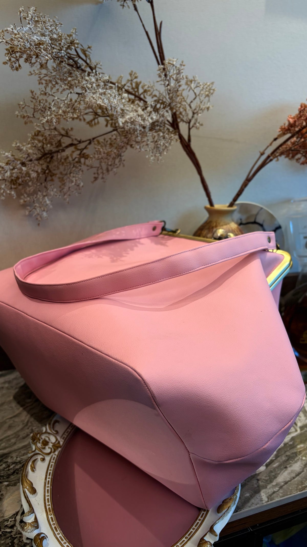 Pink Handlebag,20x12x8inch