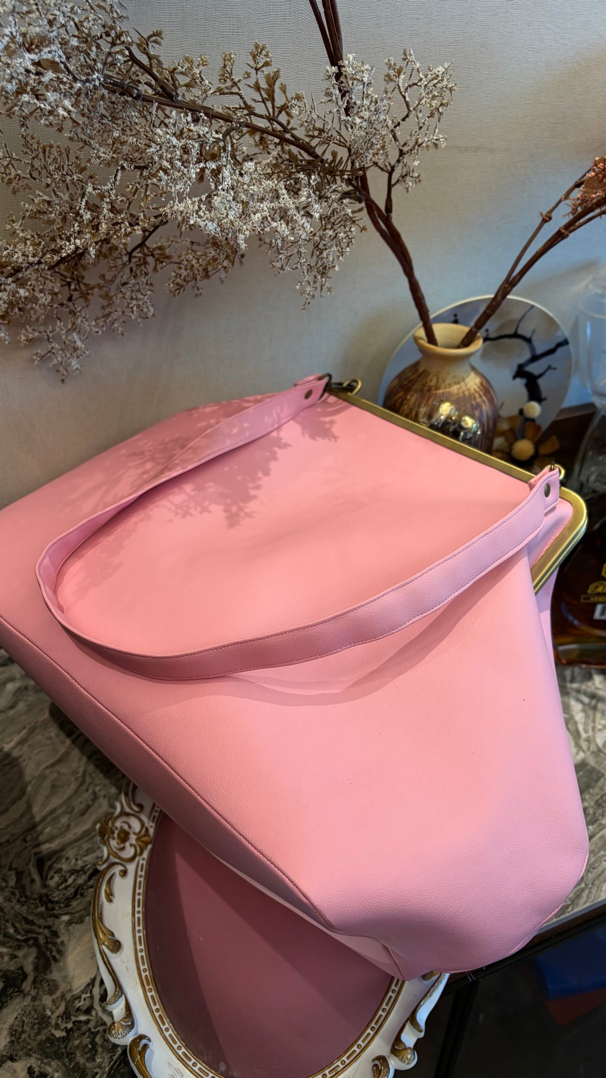 Pink Handlebag,20x12x8inch