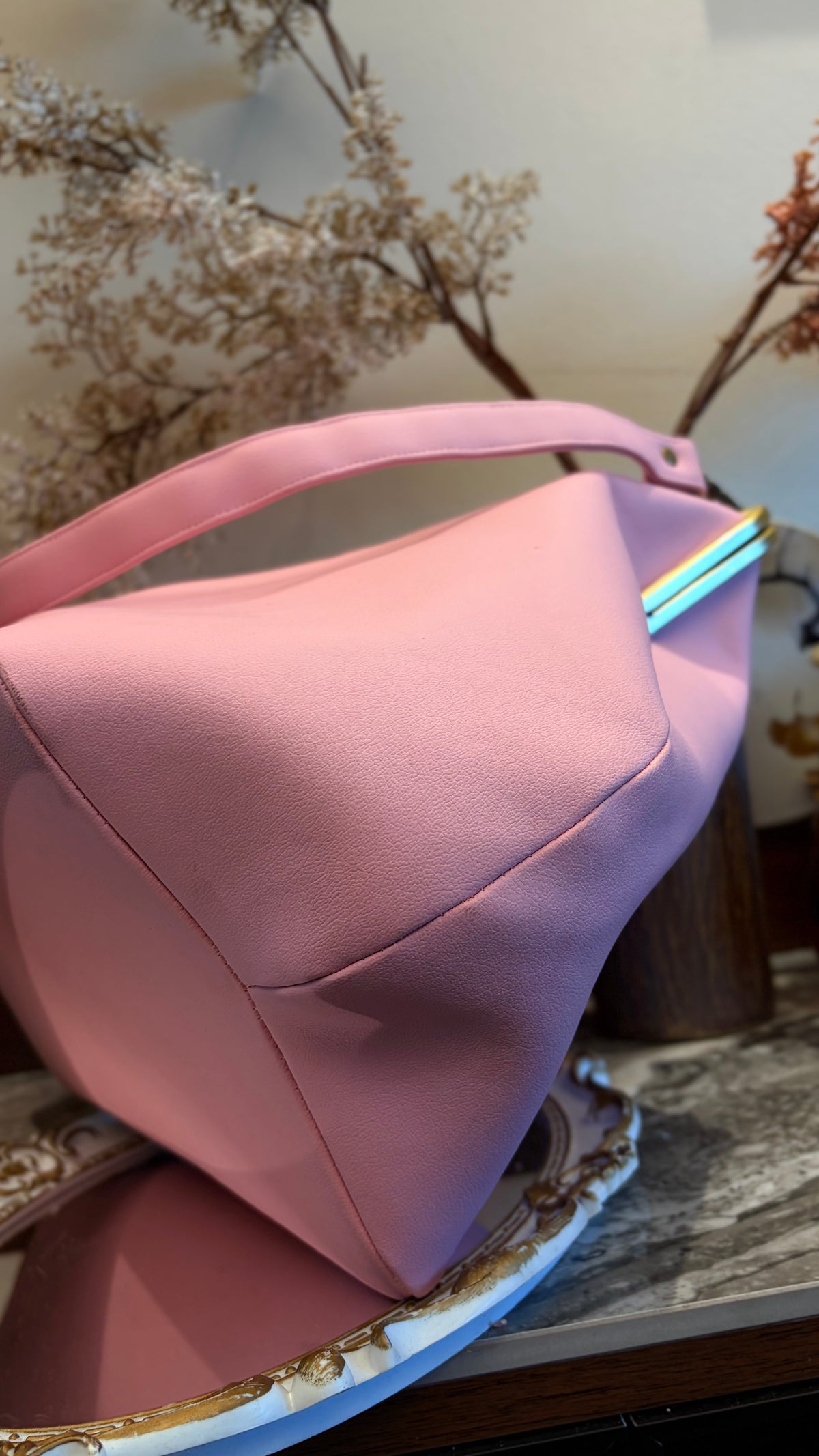 Pink Handlebag,20x12x8inch
