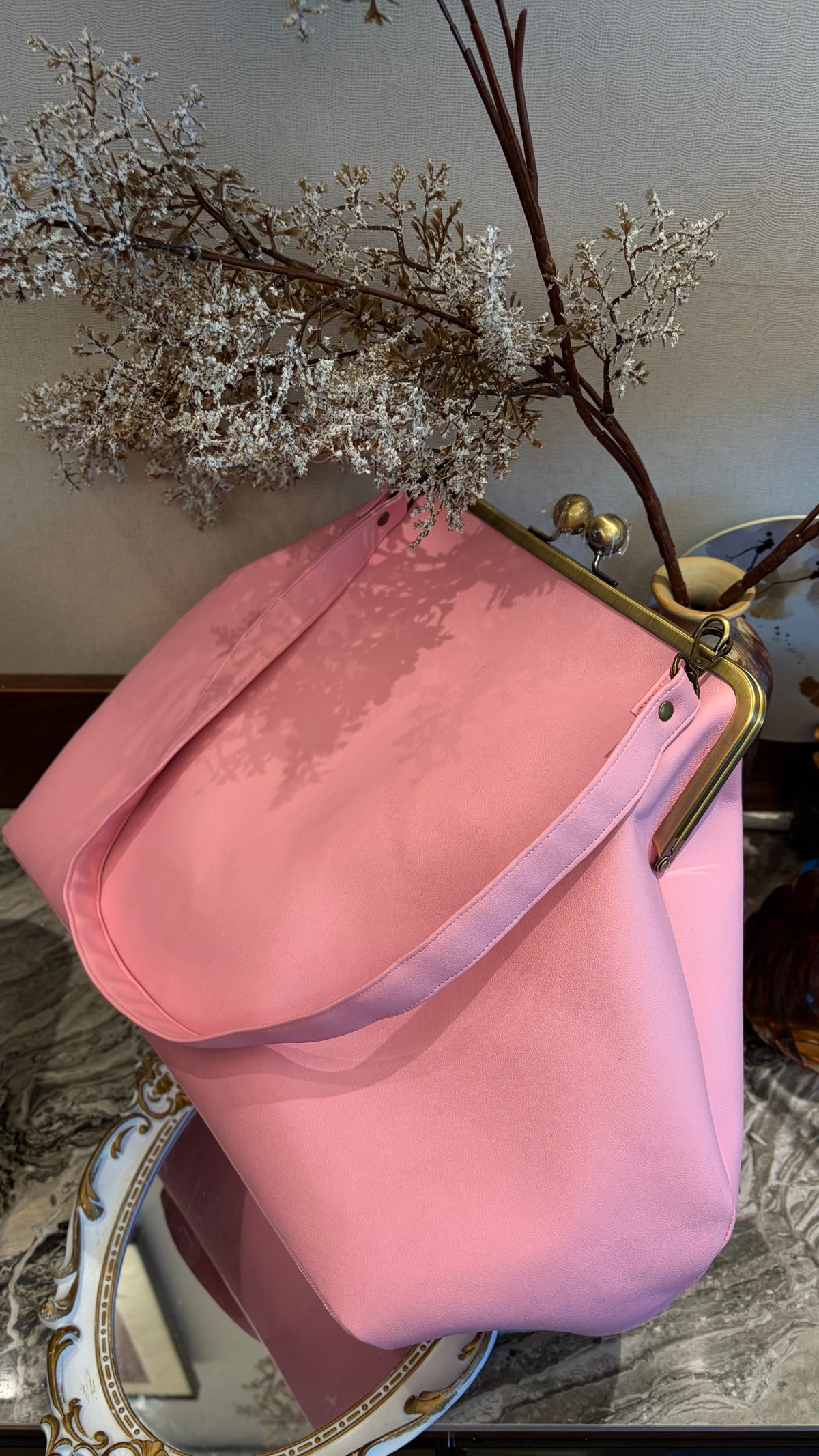 Pink Handlebag,20x12x8inch