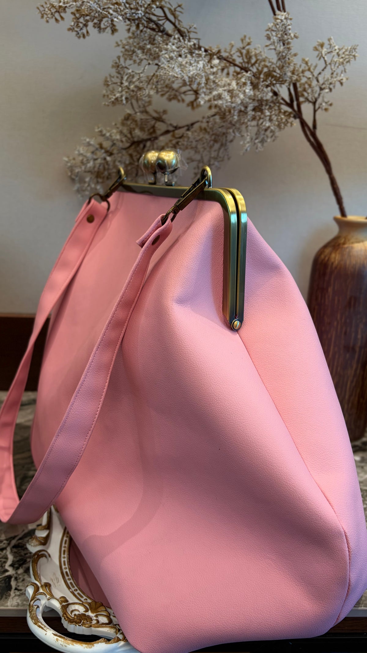 Pink Handlebag,20x12x8inch